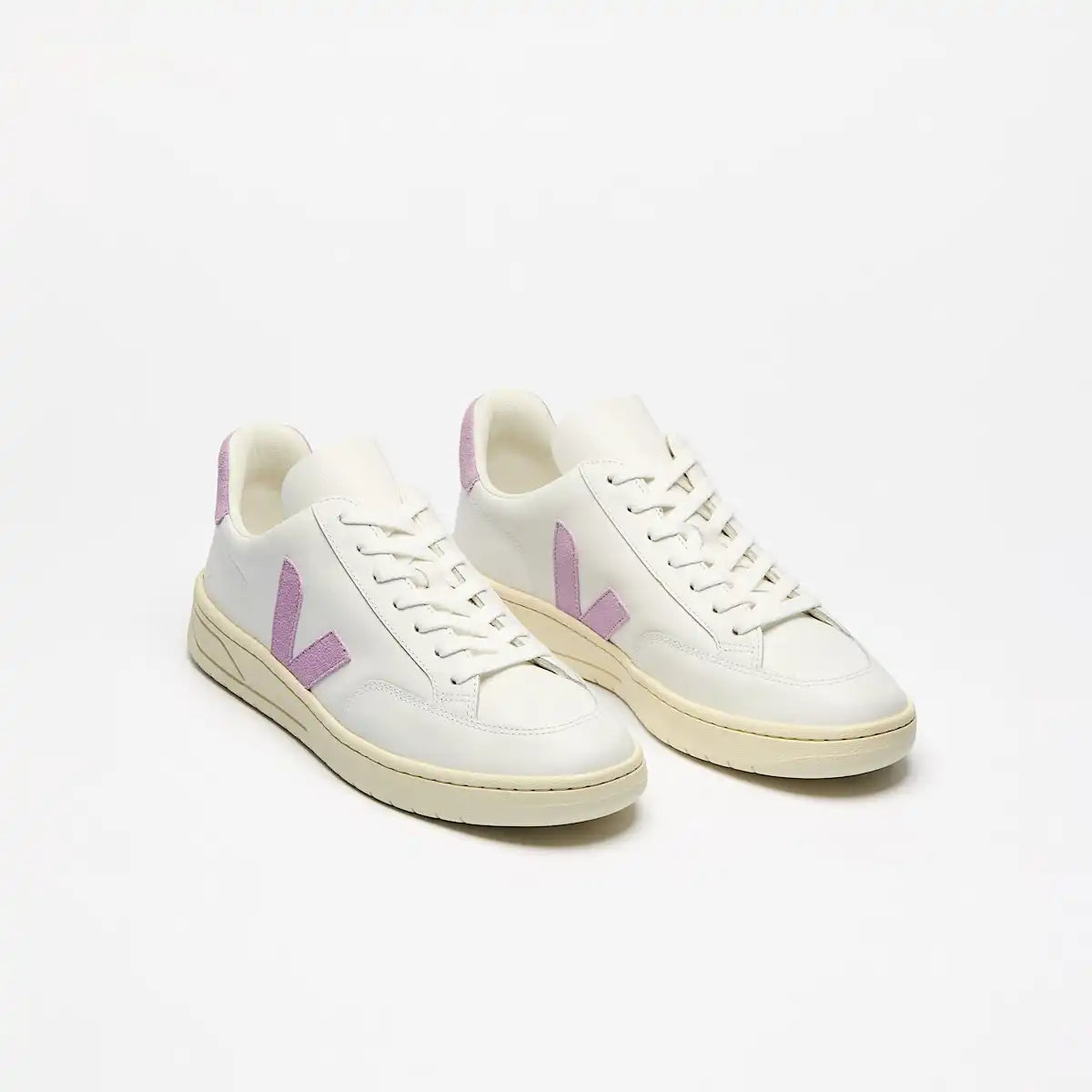 V-12 LEATHER WHITE ORCHID