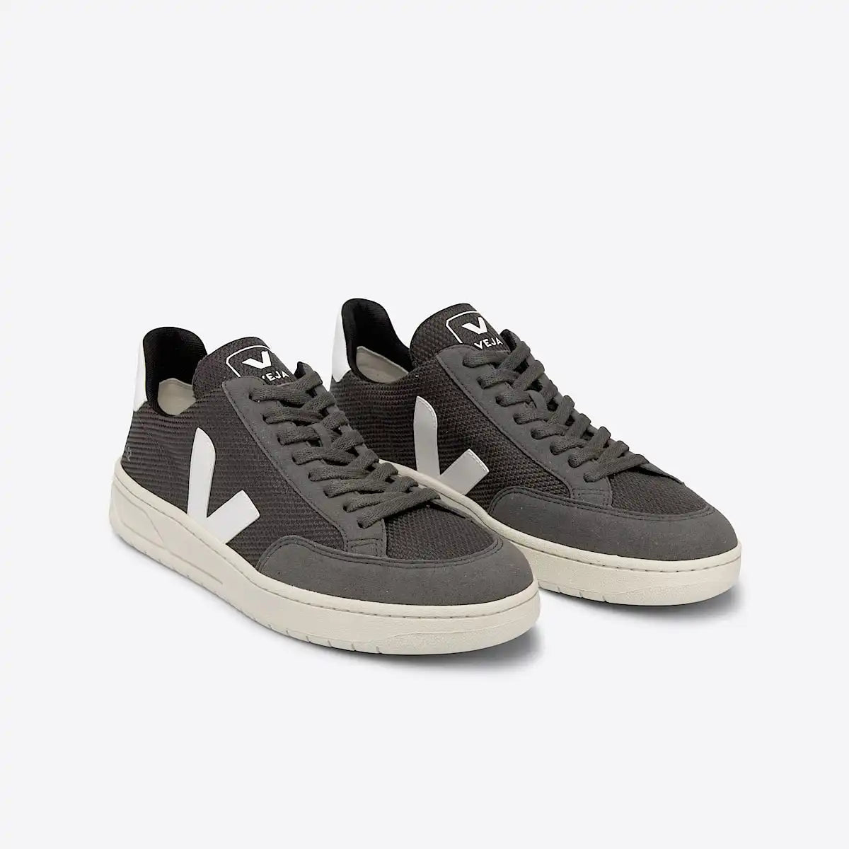 V-12 VEGAN B-MESH GRAFITE WHITE