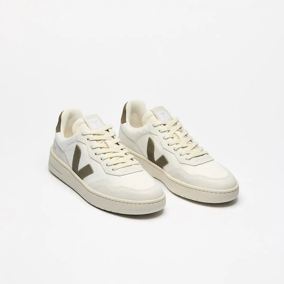 V-90 B-MESH WHITE KAKI