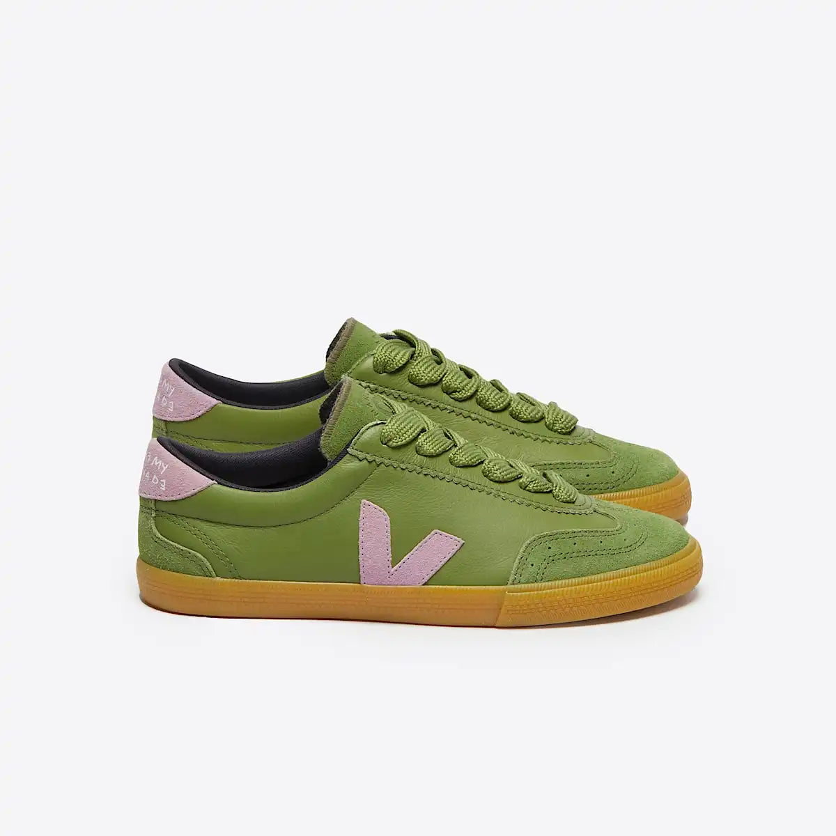 VOLLEY LEATHER VEJA X MAKE MY LEMONADE KIWI ORCHID