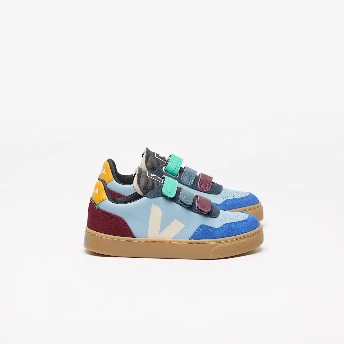 V-90 LEATHER VEJA X MILK STEEL PIERRE