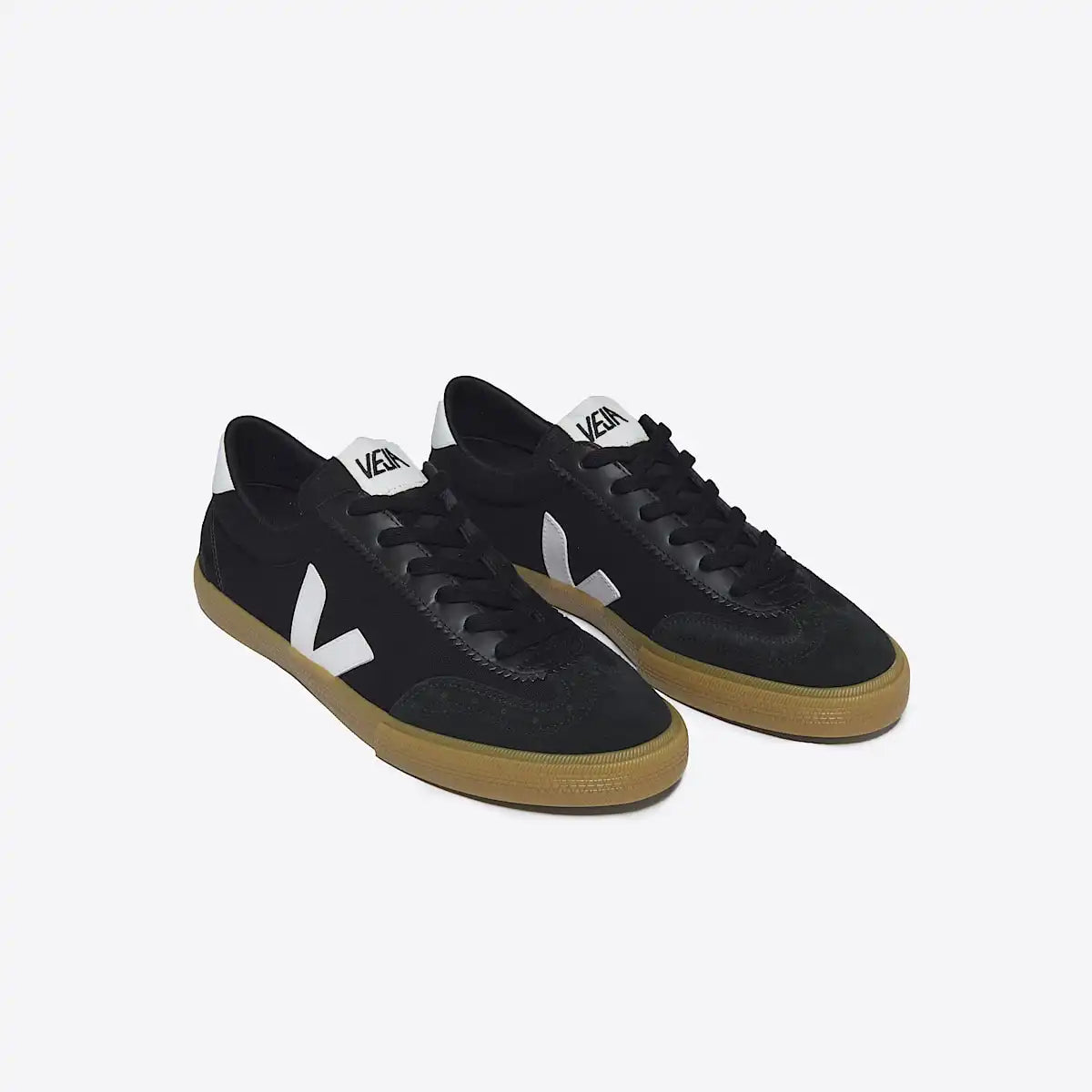 VOLLEY CANVAS BLACK WHITE NATURAL
