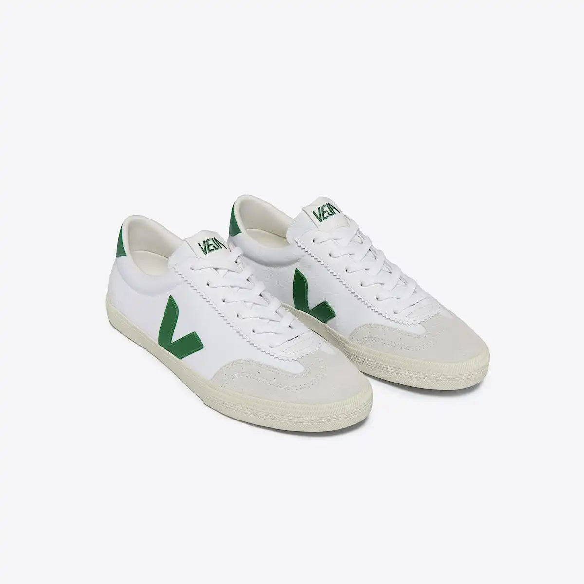 VOLLEY CANVAS WHITE EMERAUDE